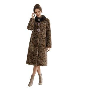 Beulah Faux Fur Knitted coat